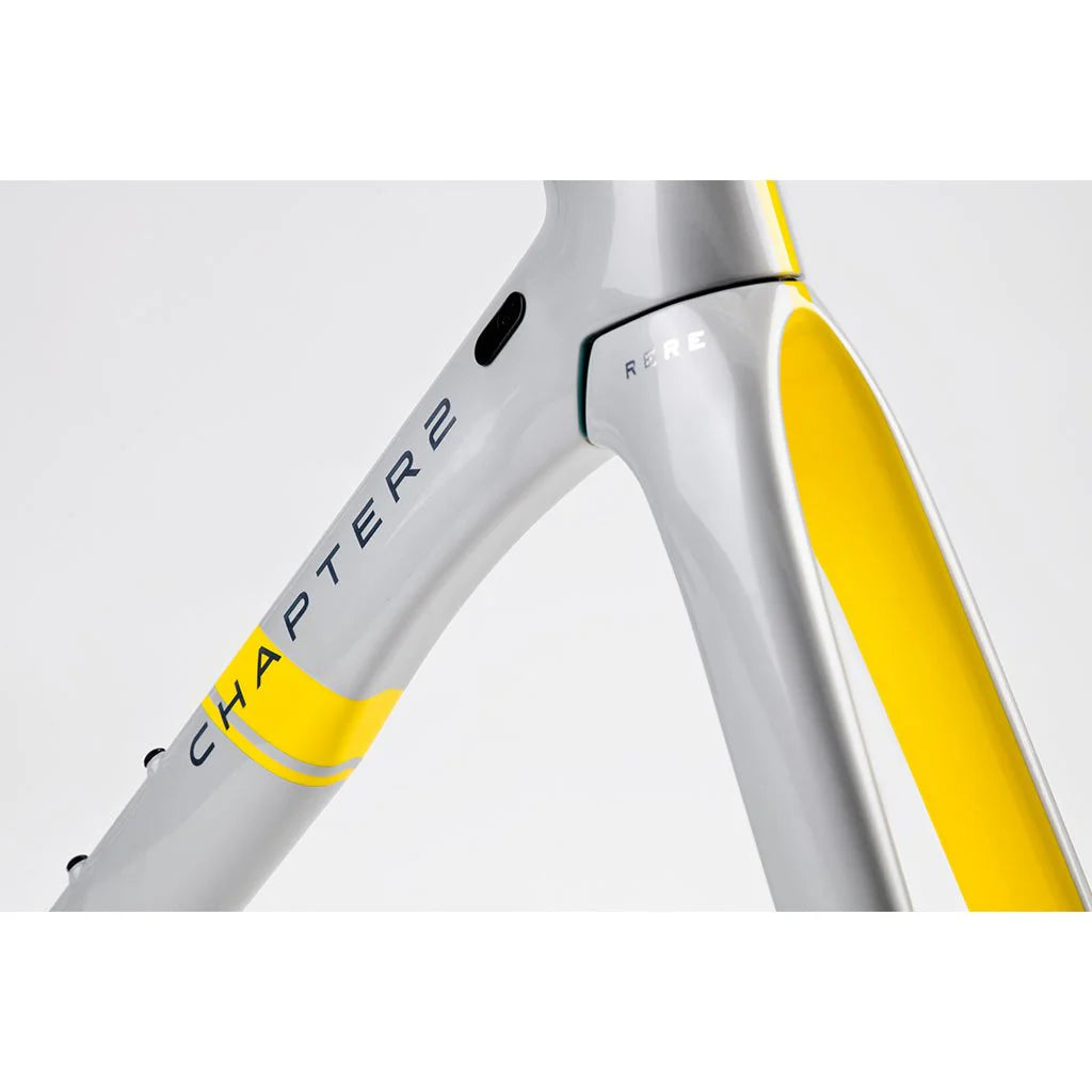 Chapter 2 Rere Frameset ( rim brake ) - Metallic Silver Yellow