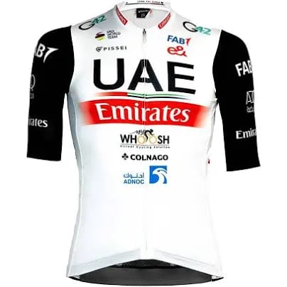 Pissei UAE Team Emirates Official 23 Short Sleeve Jersey