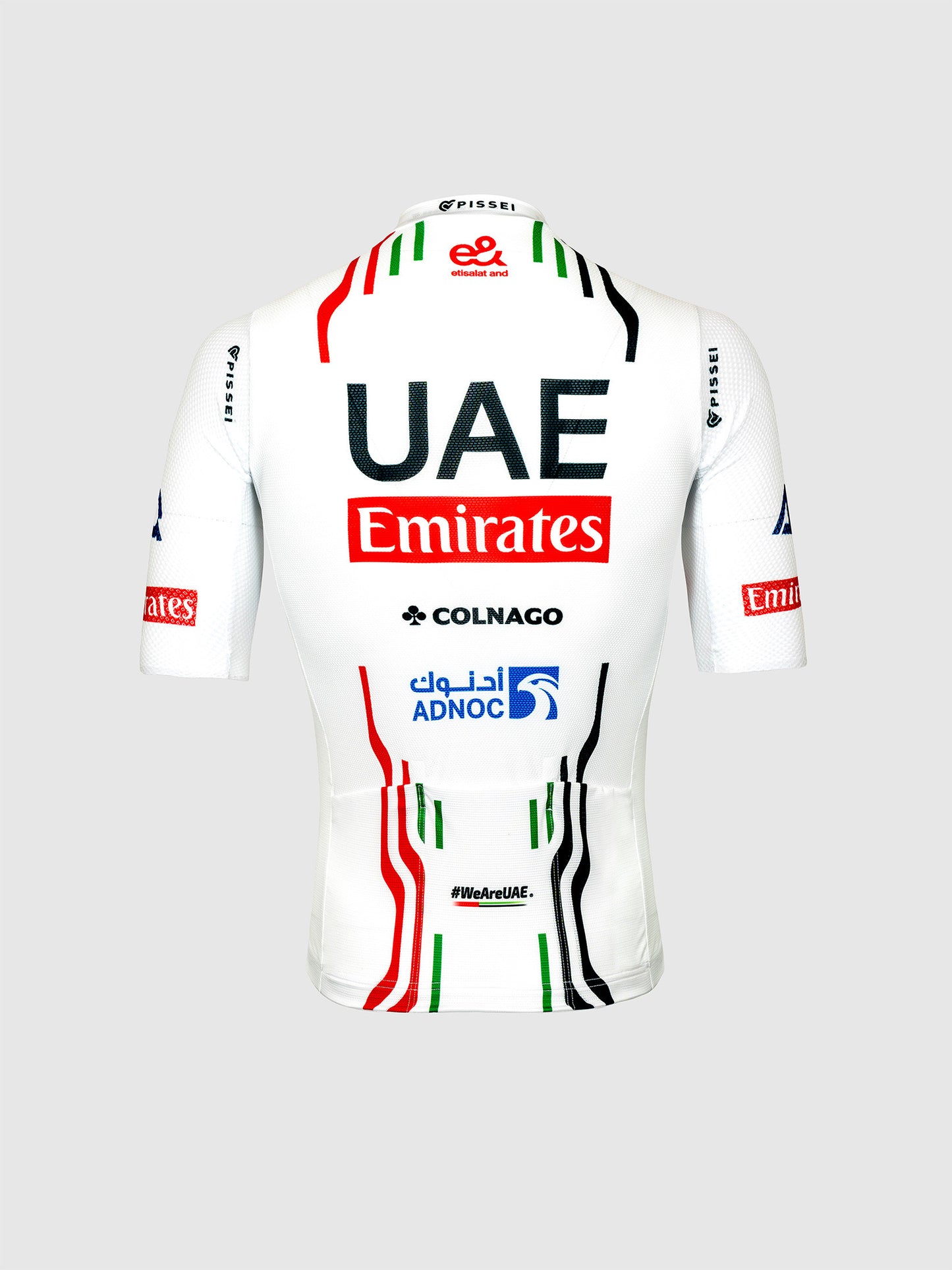 Pissei UAE Team Emirates Official 24 Short Sleeve Jersey