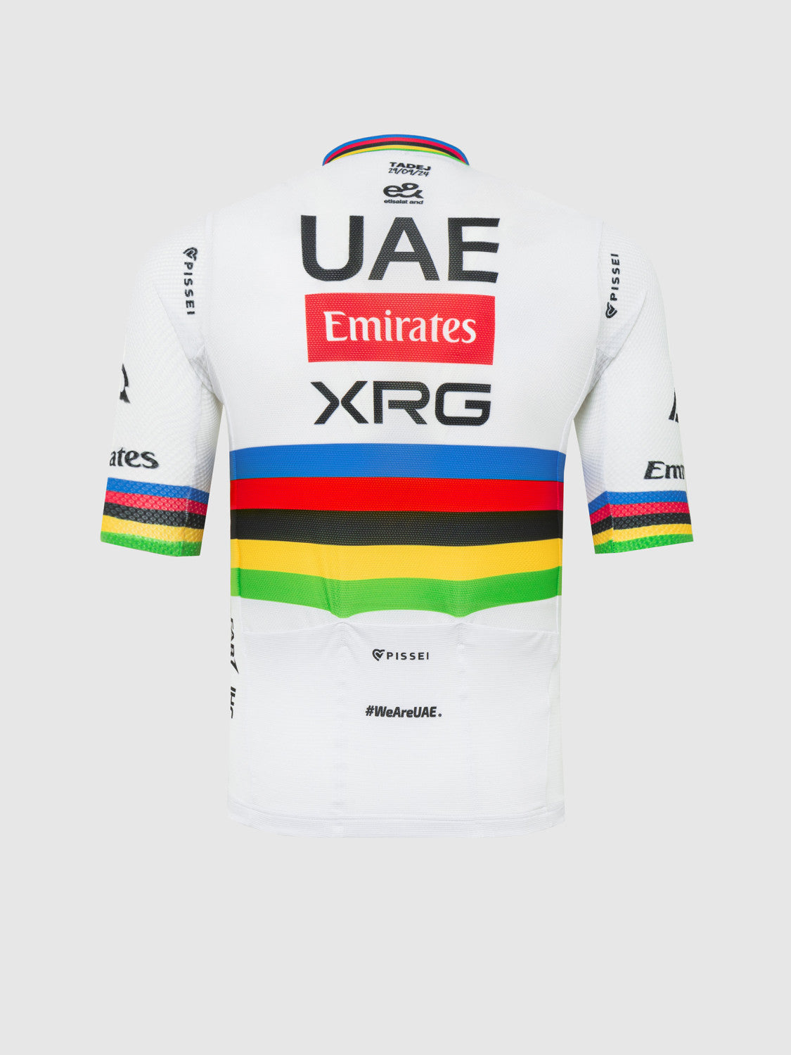 Tadej Pogacar World Champ Magistrale Official Short Sleeve Jersey