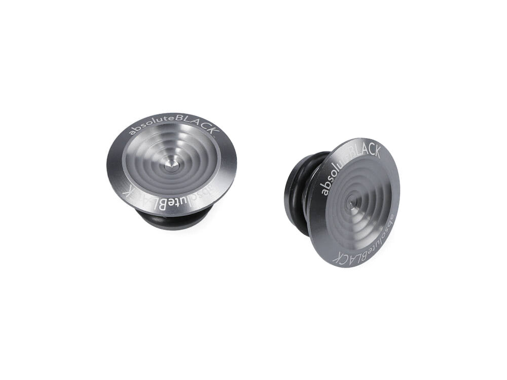 Absolute Black Aluminum Bar Plugs