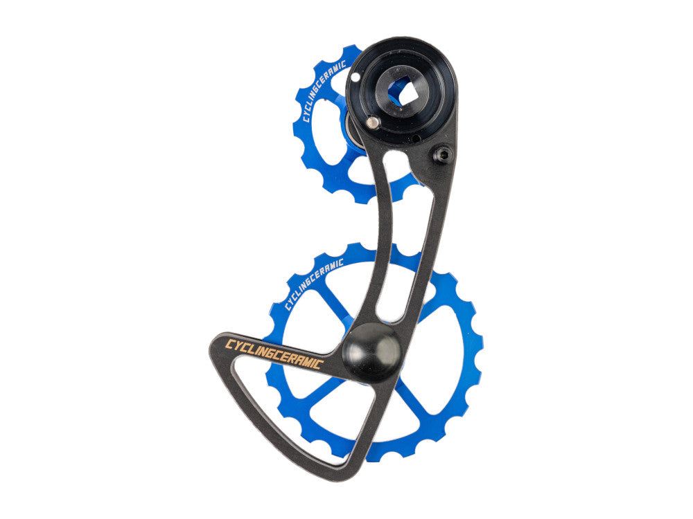 CYCLING CERAMIC Oversized Pulley for SRAM RED / Force / Rival AXS - Blue