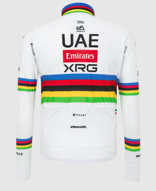 Tadej Pogacar World Champ Replica Long Sleeve Jersey