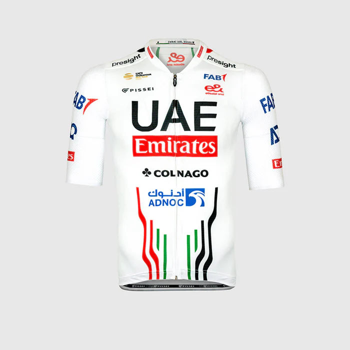 Pissei UAE Team Emirates Junior Replica 24 Short Sleeve Jersey