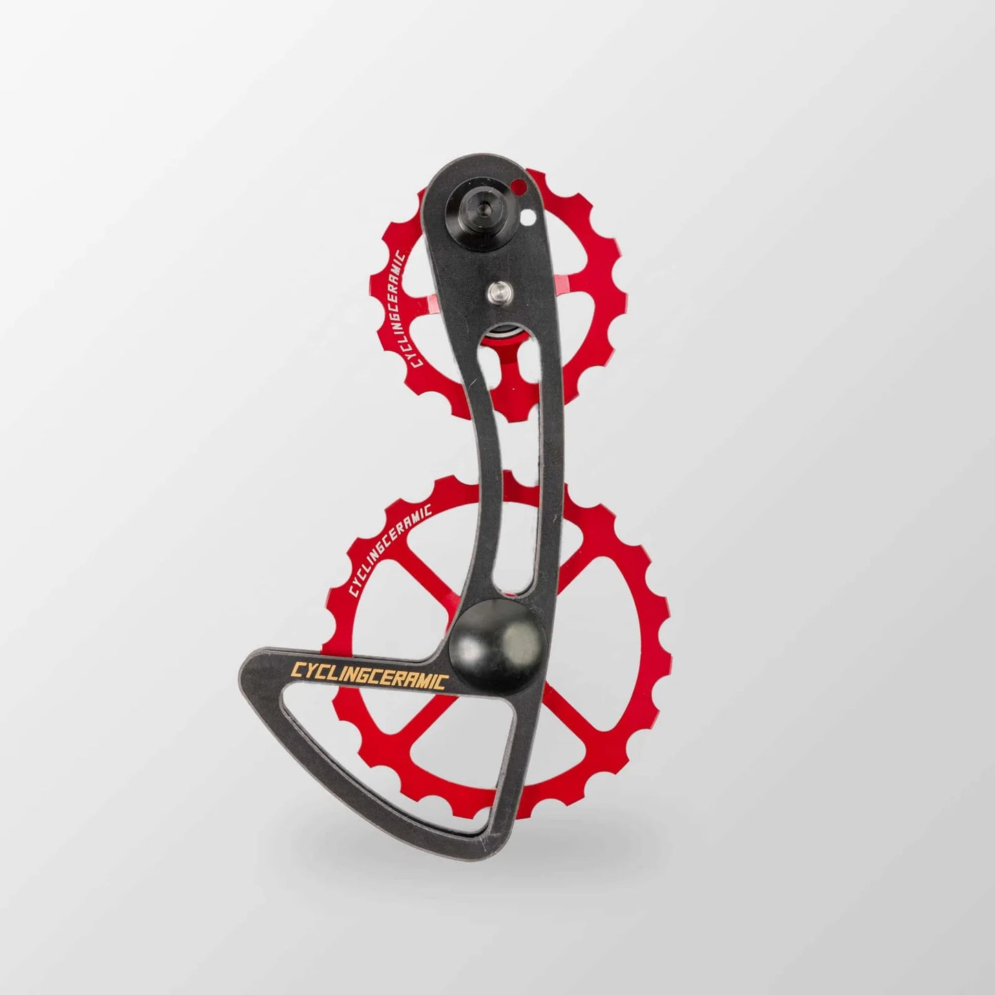 Cycling Ceramic Oversized Pulley for Shimano Ultegra (8000/50) & Dura-Ace (9100/50) - Red