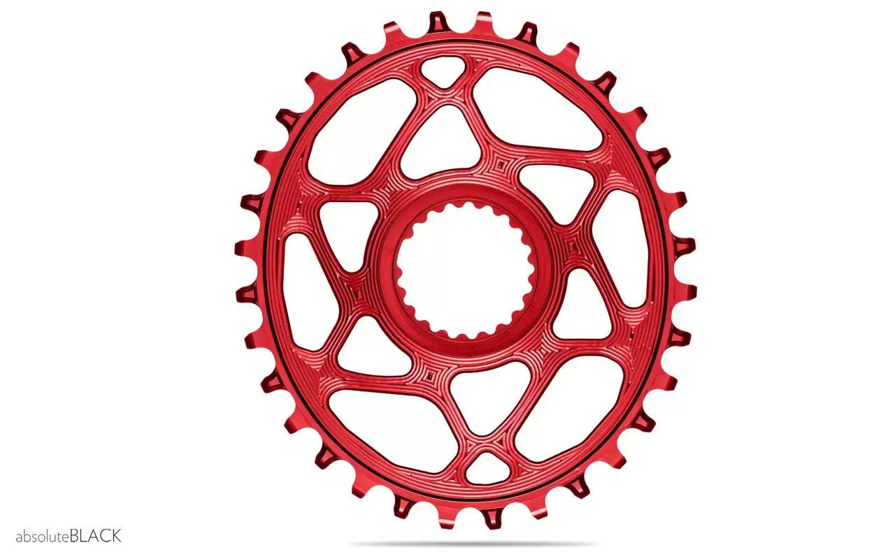Absolute Black Oval Chainring (Shimano 12spd HG+ Direct Mount)