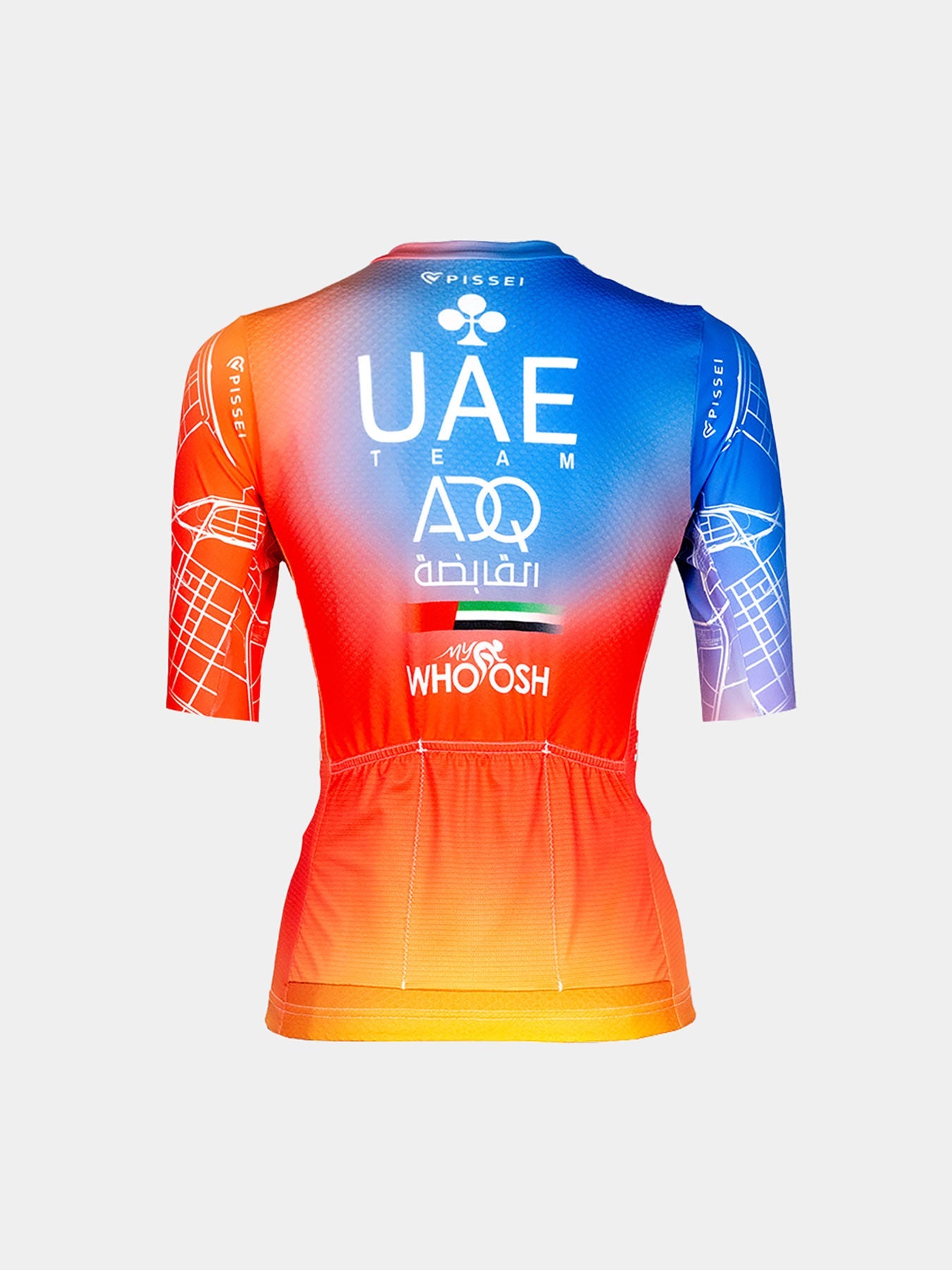 Pissei UAE Team ADQ Replica Women 23 Short Sleeve Jersey